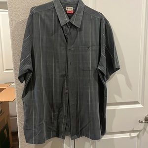 Mens Haggar dress shirt short sleeve